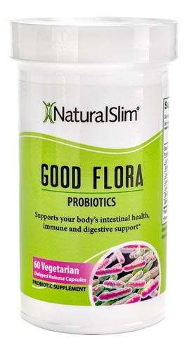 Naturalslim Good Flora Probióticos X 60 Cápsulas Vegetariana Sin Sabor