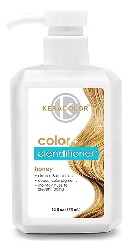 Tinte Para Cabello Keracolor Clenditioner Honey, Semipermane