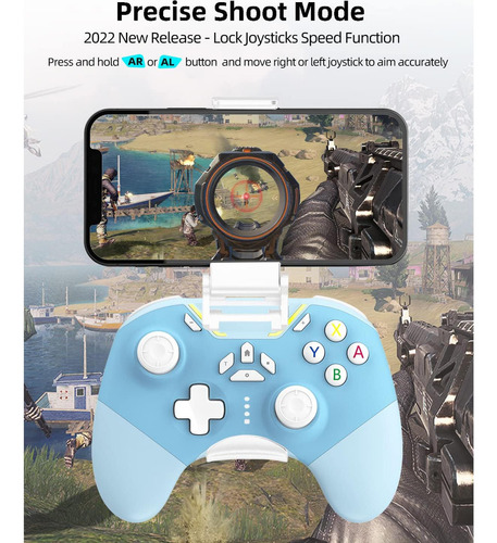 Controlador Bluetooth Aghi Para Nintendo Switch Y Pc - 15h
