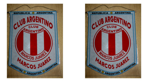 Banderin Mediano 27cm Club Argentino Marcos Juárez