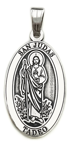 Dije Medalla San Judas Tadeo Plata 925