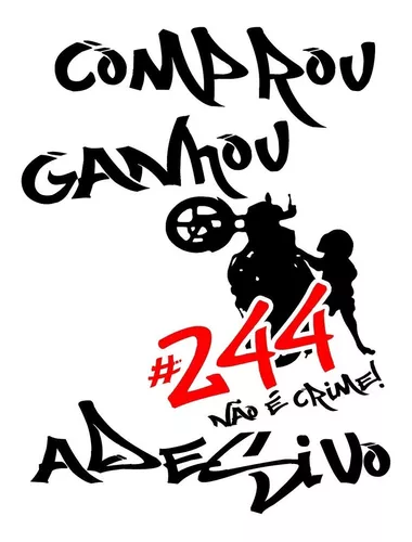 Camiseta 244 Não é Crime - Grau é Arte - Innove Sports