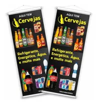 Comprar Kit Banner Faixa Vertical Imagem Loja Comércio Lanchonete