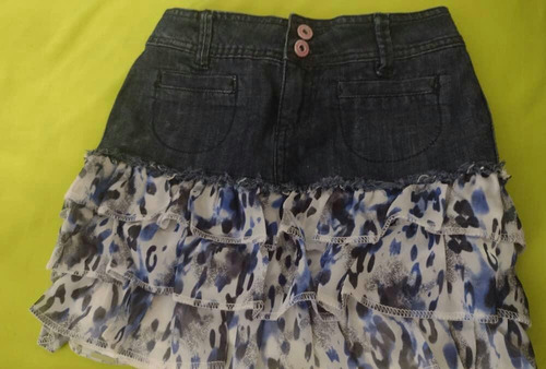 Falda De Jean Damas Talla S Nuevo