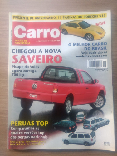 Revista Carro 49 Saveiro Escort Kia Besta Volvo O013