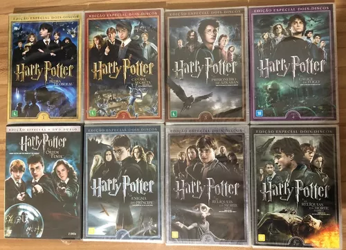 Dvd Coleção Harry Potter 8 Filmes 16discos - Original