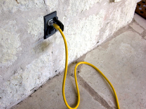 15 Pés 12/3 Heavy Duty Lighted Sjtw Interno/externo Yello...