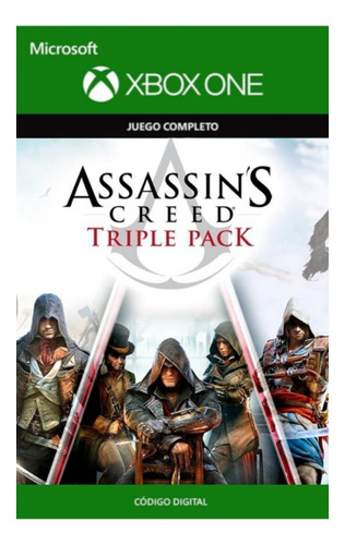 Assassin's Creed Triple Pack Xbox One Digital Código 