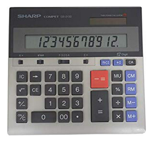 Calculadora Básica Sharp Qs-2130 - Calculadora De Escritorio