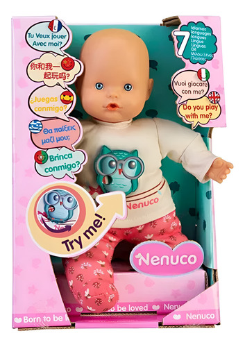 Nenuco - Bebe Interactivo 7 Idiomas