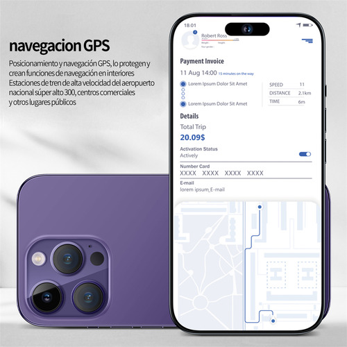 Teléfonos Inteligentes Android Baratos 4g I14 Pro Max 6.82 Pulgadas Ram3gb Y Rom64gb Negro