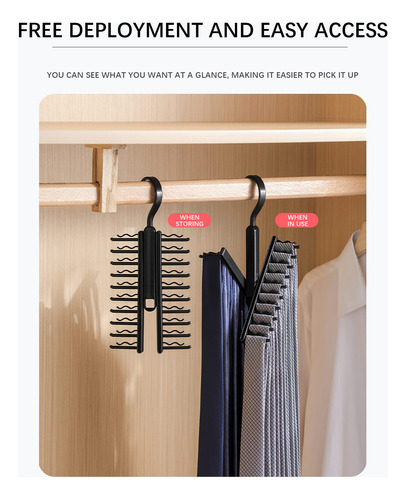Rack De Armazenamento Multifuncional Doméstico, Porta-gravat