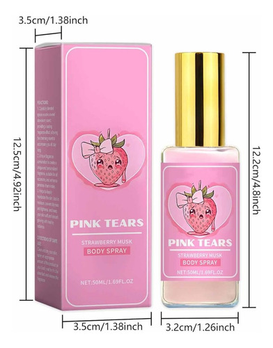 Spray Corporal Lágrimas Rosadas, 1 Unidade