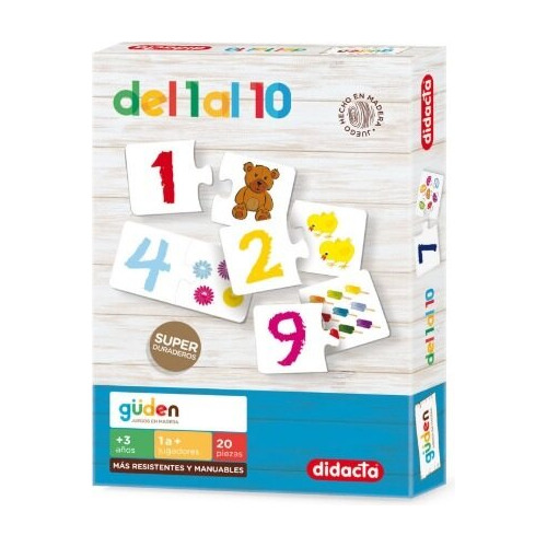 Puzzle - Del 1 Al 10 - Didacta - Adeleste