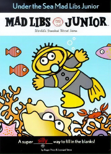 Under The Sea Mad Libs Junior, De Jennifer Frantz. Editorial Penguin Putnam Inc, Tapa Blanda En Inglés