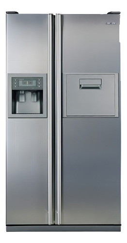 Heladera con freezer Samsung RS23KGRS color acero inoxidable con capacidad de 568L 220V