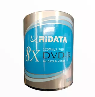 Dvd Ridata Seriado Igj Ansses Estamp 4.7gb 8x X100 Unidades