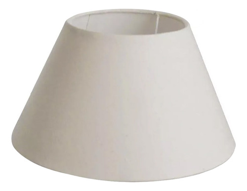 Cúpula Para Abajur Tecido Algodão Cor Bege Ref 21