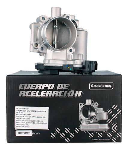 Cuerpo Aceleracion P/chevrolet S10 Pickup 2.4l L4 Flex 2012