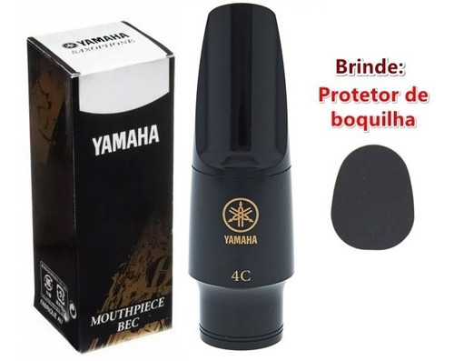 Boquilha Standard Yamaha P/ Sax Alto 4c + Protetor Boquilha