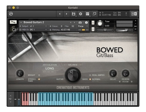 Cinematique Instruments Bowed Guitars And Bass 2 - Kontakt