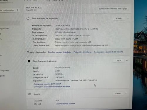 Cpu Gaming (como Nuevo) (Usado)