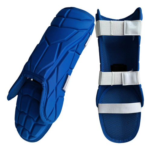 Espinilleras De Béisbol Ajustables Para Adultos, Azul