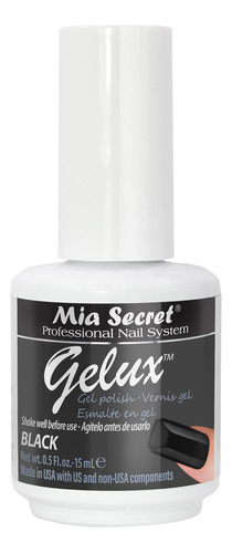 Mia Secret Gelux Esmalte De Uñas De Gel Soak-off Color Neg.