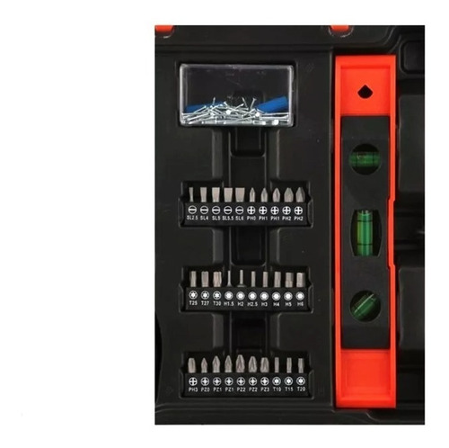 Set Herramientas Kit Juego Manuales Black Decker 153 Piezas
