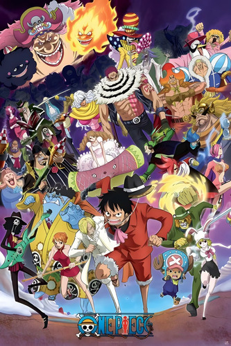 Poster  One Piece Autoadhesivo 100x70cm#1368