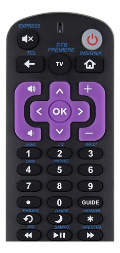 Control Compatible Con Roku Tv Tcl LG Hisense Sharp Philips