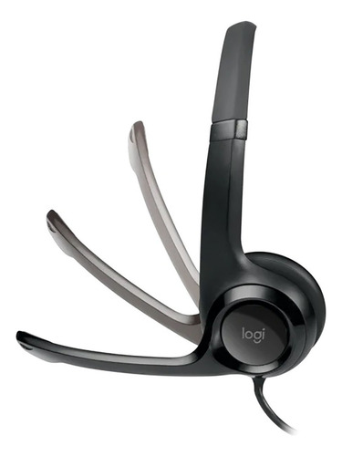 Auriculares Logitech H390 , On Ear , Conexión Cable USB 1.9Mts , Frecuencia 20 Hz - 20 kHz , Color Negro