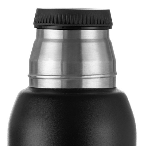 Botella Termo De Vacio Termo Para Camping Naturehike 1000 Ml Color Negro