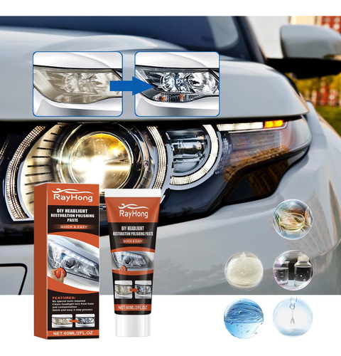Farol Automotivo Renovate Cracking 60ml Fluid Headlight Y