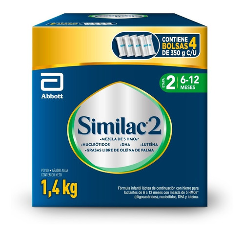 Similac 2 (6 A 12 Meses) Caja De 1400grs