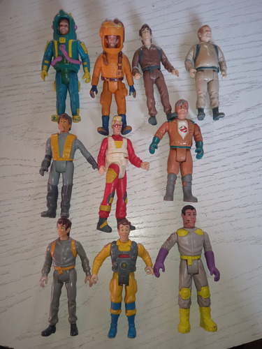 Lote 10 Figuras Cazafantasmas Ghostbusters Originales 