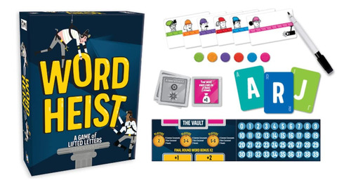 Gamewright - Word Heist - Un Juego De Letras Levantadas