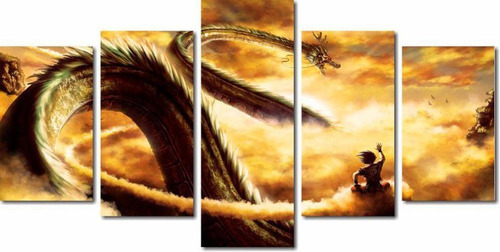 Quadro Decorativo Dragon Ball Z Goku Sayajin M6 150x80