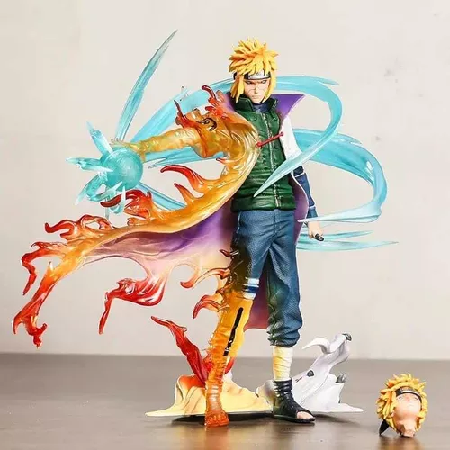 Minato Namikaze Action Figure Boneco 17cm - Quarto Hokage