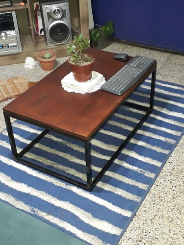 Imagen 5 de 9 de Mesas Ratonas, Living En Hierro Y Madera, Hogar