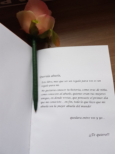 Libro Abuela Me Contas Tu Historia ? Regalo Original Cumple