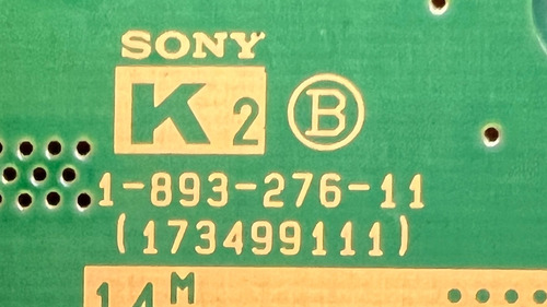 Tarjeta Main Audio Sony Xbr-55x800b 1-893-276-11 (Usado)