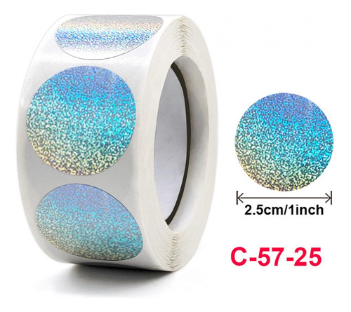 1 Rollo De Pegatinas Decorativas Para Sobres Para Azul Claro