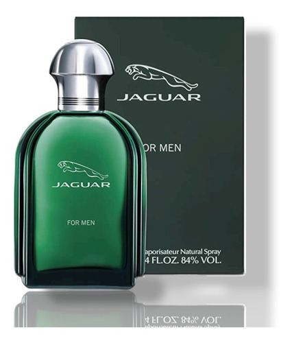 Perfume Jaguar Green para homens da Jaguar Edt 100 ml, volume unitário de 100 ml