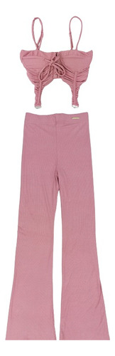 Conjunto Pantalon Blusa Corset (ca0544)