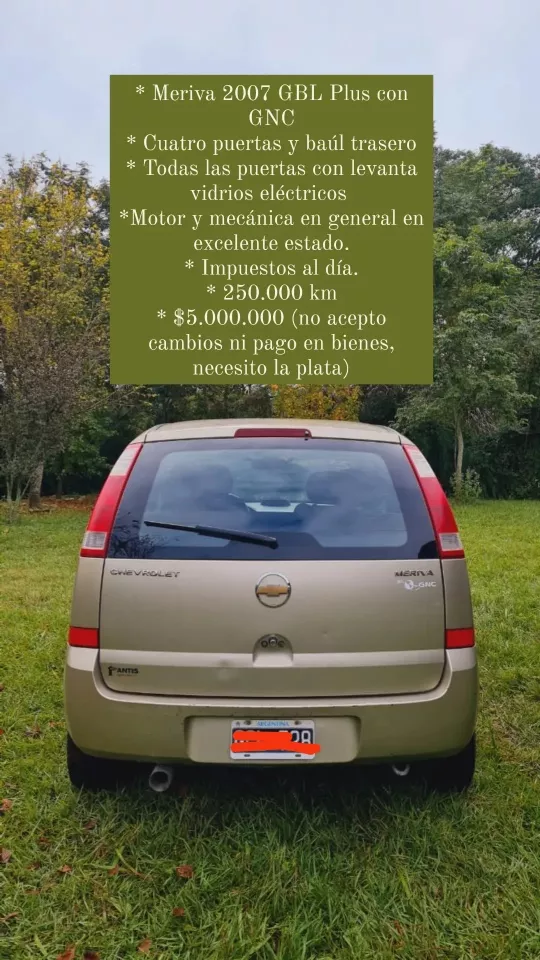 Chevrolet Meriva 1.8 Gl Plus Ab