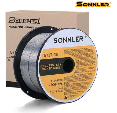 Alambre Soldar Mig Fluxcored E71t-gs No Gas 2lb 0.9mm/0.035 