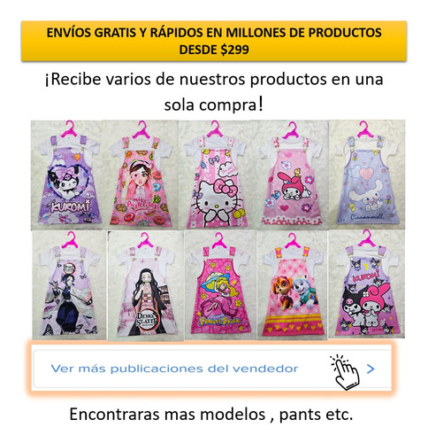 Jumper Para Niña De Capybara Capibara Capi Vestido Y Blusa Cafe Ch(4)