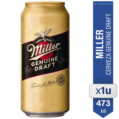 Cerveza Miller Genuine Draft Lata 473ml 01almacen 