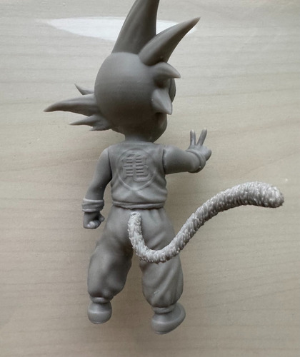 Goku Figura 3d De Dragón Ball En Resina Para Pintar